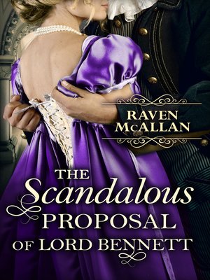 cover image of The Scandalous Proposal of Lord Bennett